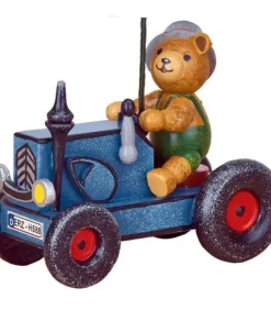 Déco Sapin Vintage, Ourson Et Tracteur|Hubrig, figurines pour enfant Clearance