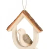 Décoration De Fenetre : Petit Oiseau Dans Maisonnette 13 Cm|Waldfabrik, photophore en bois et étoile sapin de Noël Discount
