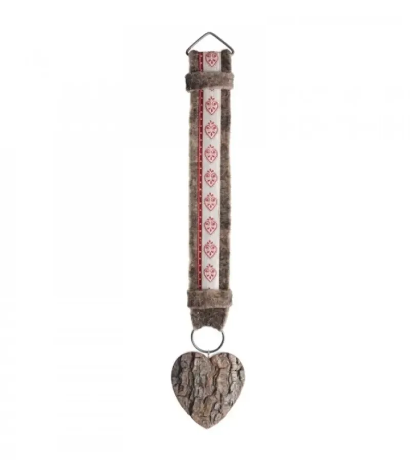 Décoration Murale Montagne 46 Cm Avec Coeur Motif Rouge|Waldfabrik, photophore en bois et étoile sapin de Noël Clearance