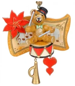 Décoration Sapin De Noël Vintage, Ourson Et Tambour|Hubrig, figurines pour enfant Online