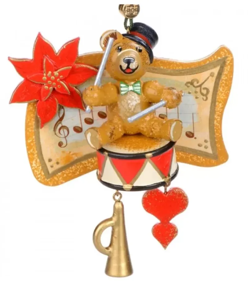 Décoration Sapin De Noël Vintage, Ourson Et Tambour|Hubrig, figurines pour enfant Online