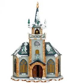 Eglise Eclairee Pour Village De Noël Miniature Winterkinder|Hubrig, figurines pour enfant Clearance