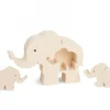 Elephant En Bois Avec Deux Bebes Elephants, 8,5 Cm|Waldfabrik, photophore en bois et étoile sapin de Noël Discount