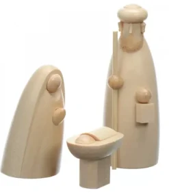 Enfant Jesus, Marie Et Joseph, 12 Cm|Schalling, crèche moderne Discount