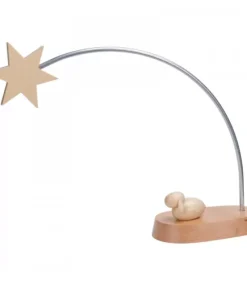 Etoile De Noël Electrique A Led Sur Socle, 21 Cm|Schalling, crèche moderne Discount