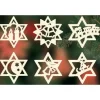 Etoiles En Bois, Déco Sapin De Noël, 6 Motifs Differents - N° 11|Ratags, décos de Noël lumineuses en bois Sale