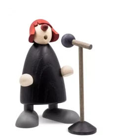 Figurine Jazz, Chanteuse Devant Micro|Köhler, Père Noël en bois Sale