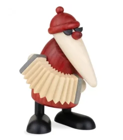 Figurine Père Noël Accordeoniste|Köhler, Père Noël en bois Outlet
