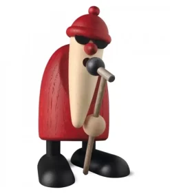 Figurine Père Noël Chanteur|Köhler, Père Noël en bois Discount