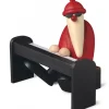 Figurine Père Noël Pianiste|Köhler, Père Noël en bois Sale