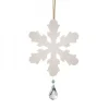 Flocon De Neige A Suspendre Avec Cristal Swarovski N° 1|Waldfabrik, photophore en bois et étoile sapin de Noël Outlet