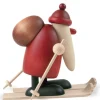 Grand Père Noël A Ski|Köhler, Père Noël en bois Discount