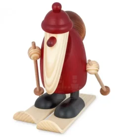 Grand Père Noël A Ski|Köhler, Père Noël en bois Discount