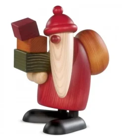 Grand Père Noël Et Cadeaux, 19 Cm|Köhler, Père Noël en bois Online