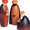 Grands Personnages Crèche De Noël 17 Cm : Trois Rois Mages|Köhler, Père Noël en bois Online