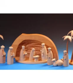 Grotte Pour Crèche De Noël En Bois D'Aulne, 39 Cm|Schalling, crèche moderne Sale