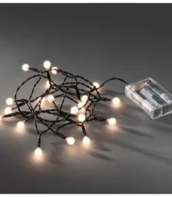 Guirlande Led A Pile ,20 Diodes Rondes|Konstsmide, guirlandes lumineuses de Noël Sale