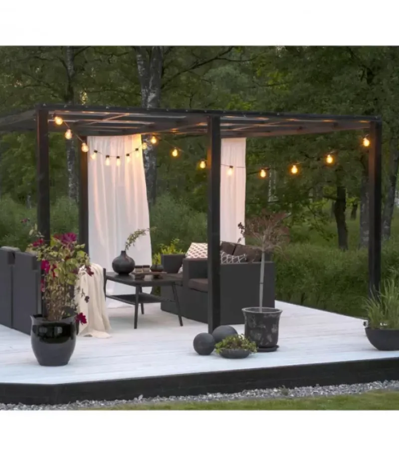Guirlande Lumineuse De Terrasse 10 M Extensible, 10 Ampoules Ambrees|Konstsmide, guirlandes lumineuses de Noël Discount