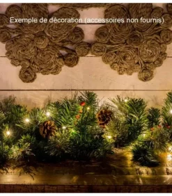 Guirlande Lumineuse Led Effet Gouttes, 100 Diodes Ambrees, Fil Noir|Konstsmide, guirlandes lumineuses de Noël Outlet