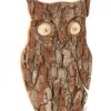 Hibou En Bois D'Ecorce, 16 Cm|Waldfabrik, photophore en bois et étoile sapin de Noël Sale