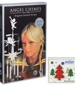 Kit Carillon Des Anges Argente + Bougies|Angel Chimes, carillon des anges Outlet