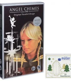 Kit Carillon Des Anges Argente + Bougies|Angel Chimes, carillon des anges Outlet