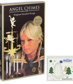 Kit Carillon Des Anges Dore + Bougies|Angel Chimes, carillon des anges Hot