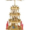 La Weihnachtspyramid Allemande De Reference A 3 Etages|Richard Glasser, Pyramides de Noël allemandes