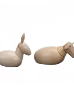 L'Ane Et Le Boeuf, Animaux De La Crèche De Noël, 6 Cm|Schalling, crèche moderne Hot