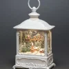 Lanterne De Noël Blanche, Père Noël Volant Au-Dessus D'Un Village|Konstsmide, guirlandes lumineuses de Noël Discount