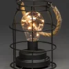 Lanterne Lumineuse A Led En Metal, Ronde, 18 Cm|Konstsmide, guirlandes lumineuses de Noël Clearance