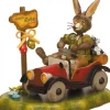 Lapin De Paques En Bois Dans Auto|Hubrig, figurines pour enfant Best