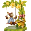 Lapin De Paques En Bois Et Balancoire Fleurie|Hubrig, figurines pour enfant Hot