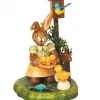 Lapin De Paques En Bois Et Poussins|Hubrig, figurines pour enfant Online