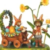 Lapin De Paques En Bois Et Charrette A Oeufs|Hubrig, figurines pour enfant Online