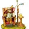 Lapin De Paques En Bois Grand-Père Dans Un Fauteuil|Hubrig, figurines pour enfant Online