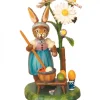 Lapin De Paques En Bois Peintre D'Oeufs Colores|Hubrig, figurines pour enfant Online