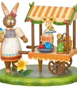 Lapin De Paques En Bois Vendeuse D'Oeufs|Hubrig, figurines pour enfant Outlet