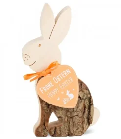 Lapin En Bois Assis, 11 Cm|Waldfabrik, photophore en bois et étoile sapin de Noël Outlet