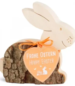 Lapin En Bois Couche, 9 Cm|Waldfabrik, photophore en bois et étoile sapin de Noël Outlet