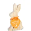 Lapin En Bois Naturel, 10 Cm|Waldfabrik, photophore en bois et étoile sapin de Noël Outlet