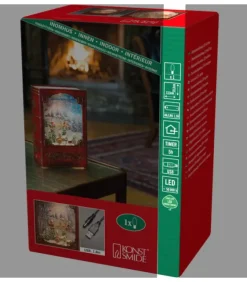Livre De Noël Lanterne À Neige, Père Noël Dans Un Traineau|Konstsmide, guirlandes lumineuses de Noël Clearance
