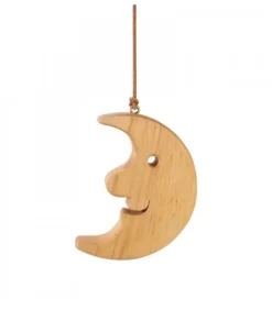 Lune En Bois De Chene A Suspendre 12,5 Cm|Waldfabrik, photophore en bois et étoile sapin de Noël Outlet