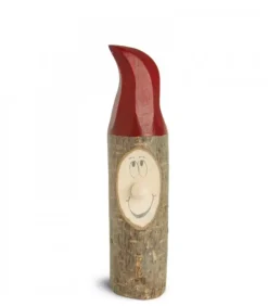Lutin En Bois Père Noël Avec Bonnet Rouge Peint, 8,5 Cm|Waldfabrik, photophore en bois et étoile sapin de Noël Outlet