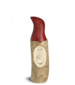 Lutin En Bois Père Noël Avec Bonnet Rouge Peint, 7 Cm|Waldfabrik, photophore en bois et étoile sapin de Noël Best