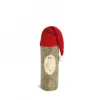 Lutin Père Noël En Bois Avec Bonnet Rouge, 6 Cm|Waldfabrik, photophore en bois et étoile sapin de Noël