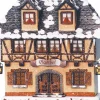 Maison Eclairee Pour Village De Noël Miniature Winterkinder, Restaurant|Hubrig, figurines pour enfant New