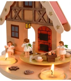 Manège De Noël Enfant Anges Patissiers|Richard Glasser, Pyramides de Noël allemandes Discount