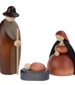 Nativite, Petit Jesus, Joseph, Marie, 12 Cm|Köhler, Père Noël en bois Clearance
