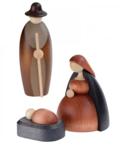 Nativite, Petit Jesus, Joseph, Marie, 12 Cm|Köhler, Père Noël en bois Clearance